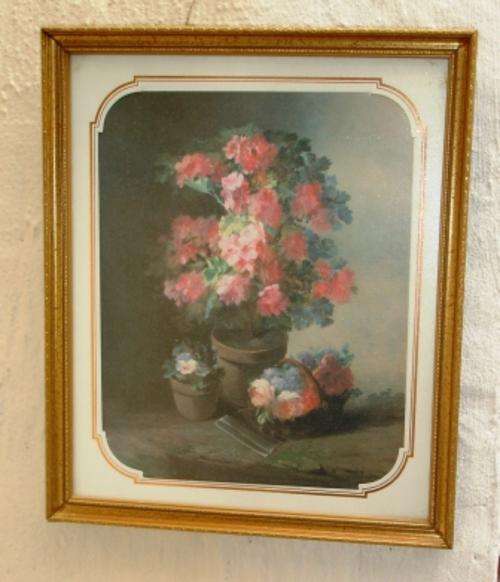 Print in frame with glass.Approx. 27 x 33cm