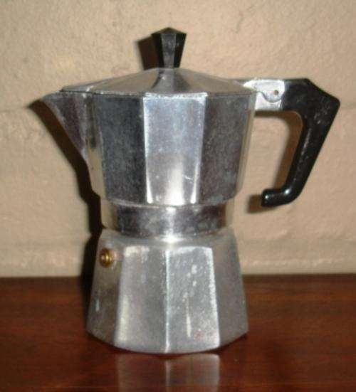 Retro coffee pot "5".Made in Italy. Approx. 16cmh
