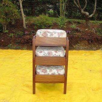 Retro Stacking Stools x3