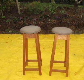 Vintage Oak Bar Stools x2. Priced Per Each