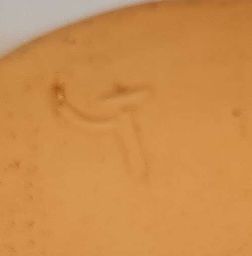 Jam Jar with Spoon hand made glazed pottery app. D10 x H11 cms