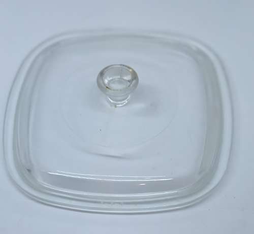 Corningware vintage P-7-C Square Lid app. 18 x 18 x 4.5 h cms