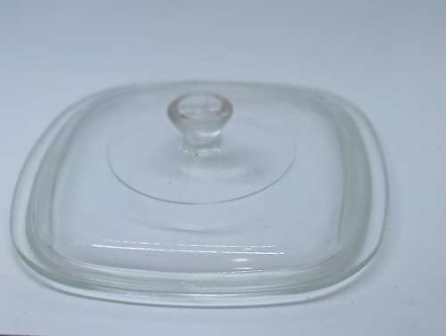 Corningware vintage P-7-C Square Lid app. 18 x 18 x 4.5 h cms