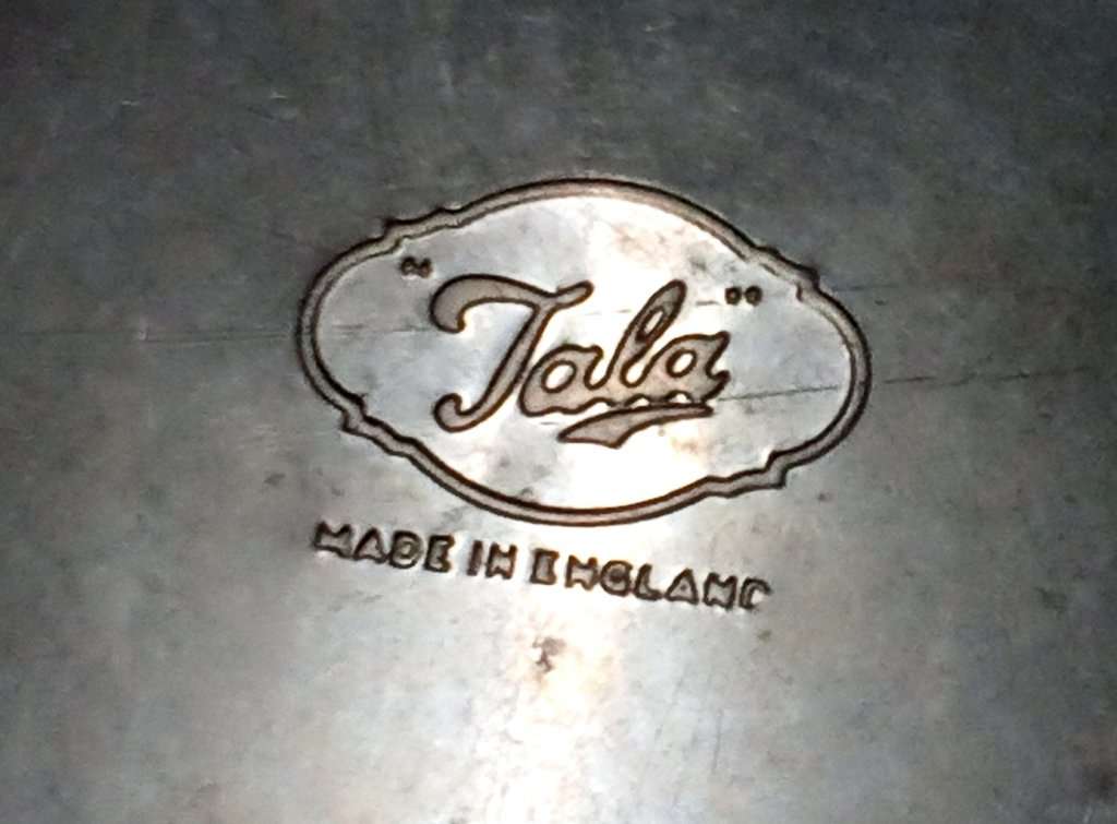 `Tala` tripple stacked cake / biscuit tins x 3 circa 1950`s England app. D23 x H25 cms