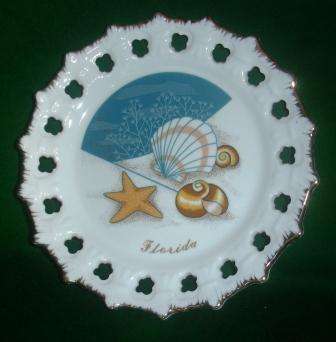 Decorative pierced plate - FLORIDA