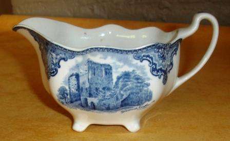 'Old Britain Castles' milk jug approximately 15.5cm long x 7.5cm high