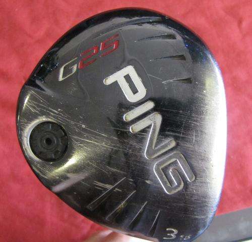 PING G25, 3 WOOD, ORIGINAL PING GRIP AND PING TFC 189 R-FLEX GRAPHITE SHAFT