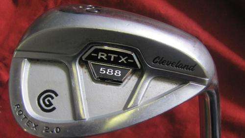 CLEVELAND 588 ROTEX 2.0, 60 DEGREE WEDGE,DYNAMIC GOLD WEDGE SHAFT AND CLEVELAND GRIP