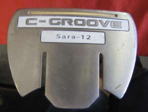 YES C-GROOVE SARA-12 PUTTER, ORIGINAL SHAFT AND A SUPER STROKE GRIP