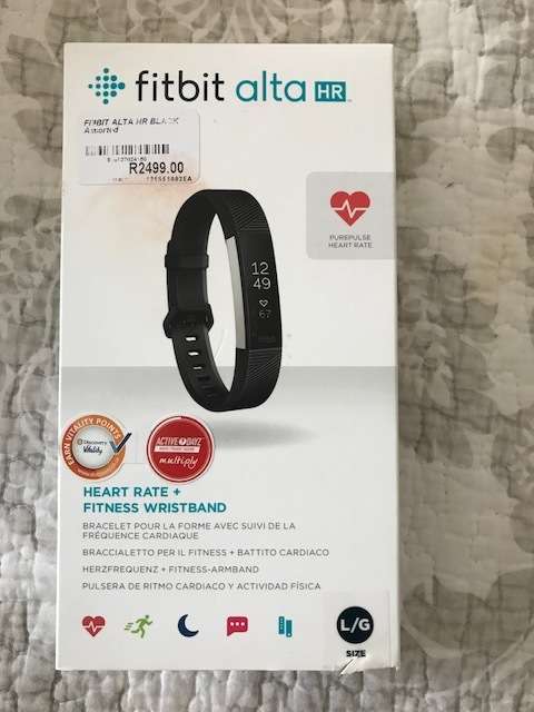 Fitbit Alta HR Black size L