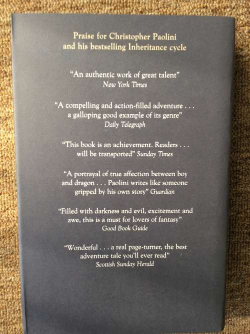 Eragon by Christopher Paolini (Box set - All 4 books)