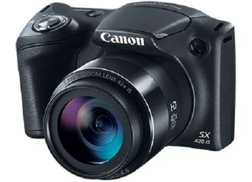 Canon PowerShot SX420 IS Digital Camera w/ 42x Optical Zoom - Wi-Fi & NFC Enabled (Black)