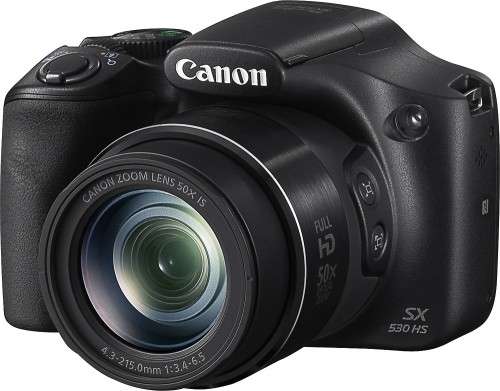 Canon PowerShot SX530HS Digital Camera w/ 50x Optical Zoom - Wi-Fi & NFC Enabled (Black)