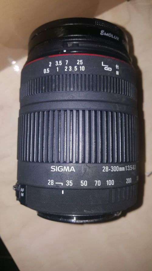 SIGMA DG 28-300mm Lens for Canon Fit.