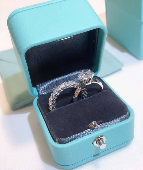 Dual Ring Set  **Simulated Diamond Ring**  6 prong bridal wedding Ring for Women