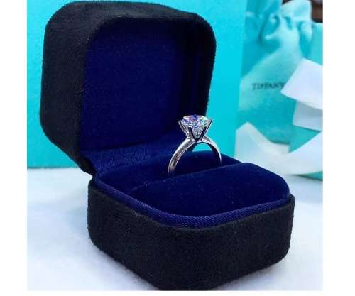 Silver Ring  6 prong  wedding Ring for Women 925 Sterling Silver