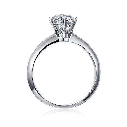 Solitaire Tiffany  1.00ct Moissanite D/VVS1  Engagement Ring Set in Sterling Silver **Certified*