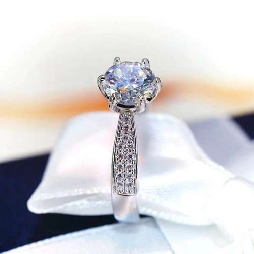 ``Tia:: Classic 6 Prong Setting Engagement Ring For Women