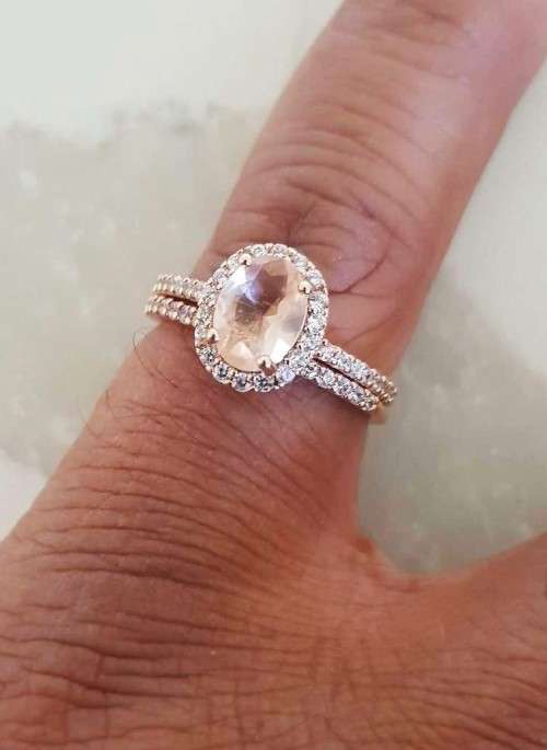 Paris Girl 2pcs/set Fashion Women Rings set  Jewelry Shiny CZ Crystals