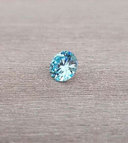 Certified Moissanite 1ct Rare  Blue Moissanite Loose Stone  Color VVS1 Excellent Cut