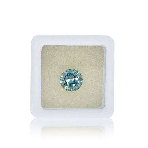 Certified Moissanite 1ct Rare  Blue Moissanite Loose Stone  Color VVS1 Excellent Cut