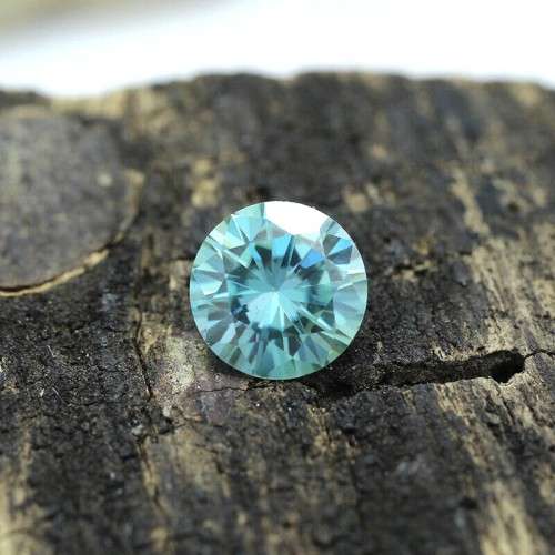 Certified Moissanite 1ct Rare  Blue Moissanite Loose Stone  Color VVS1 Excellent Cut