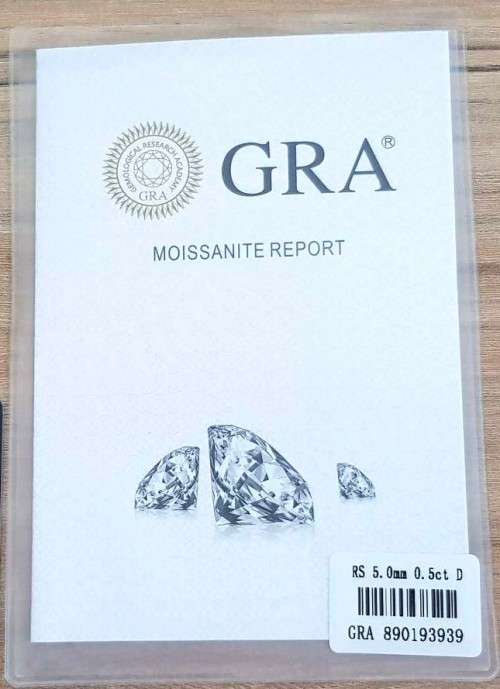 Solitaire  1.00ct Moissanite D/VVS1  Earring Set in Sterling Silver **Certified*