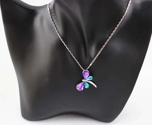 Austrian Crystal dragonfly  Pendant necklace  fashion Jewellery for woman