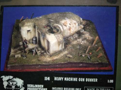 VERLINDEN HEAVY MACHINE GUN BUNKER 1/35