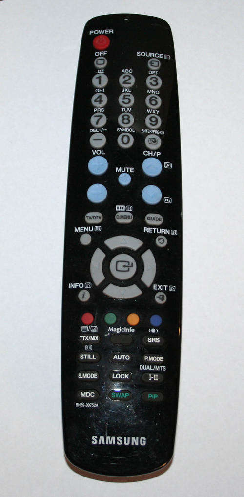 Samsung TV remote.