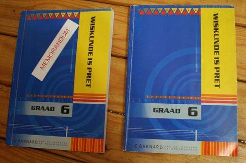 Wiskunde is pret Gr6 - Werkboek & Memorandum