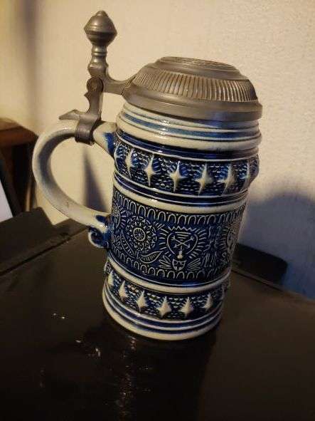 Vintage Gerzit Glans Stein Decorative Beer Mug