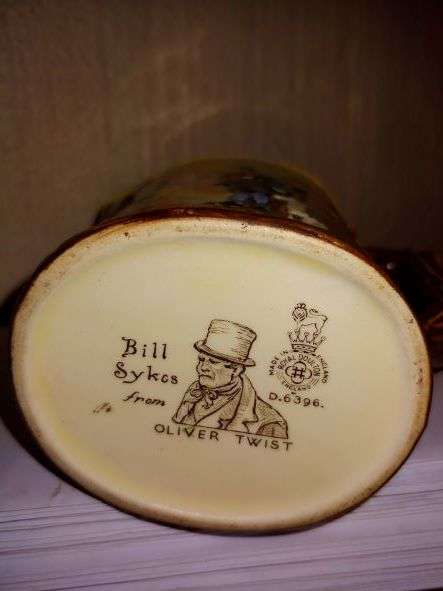 Toby Jug - Rare Bill Sykes relief moulded