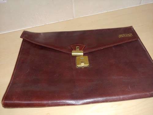 Genuine Leather Busby Document Case / Laptop case