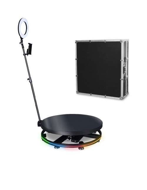 360 Photo and Video Booth Automatic and Manual Adjustable Spin for Events, Weddings ,Parties.