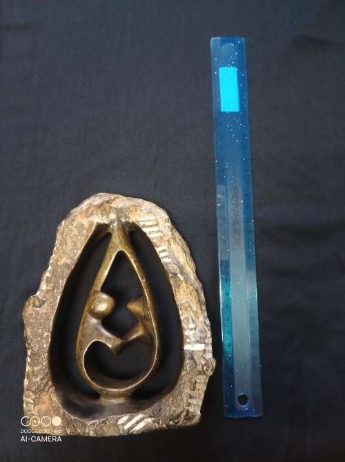 Lovers Embrace Soap Stone Sculpture