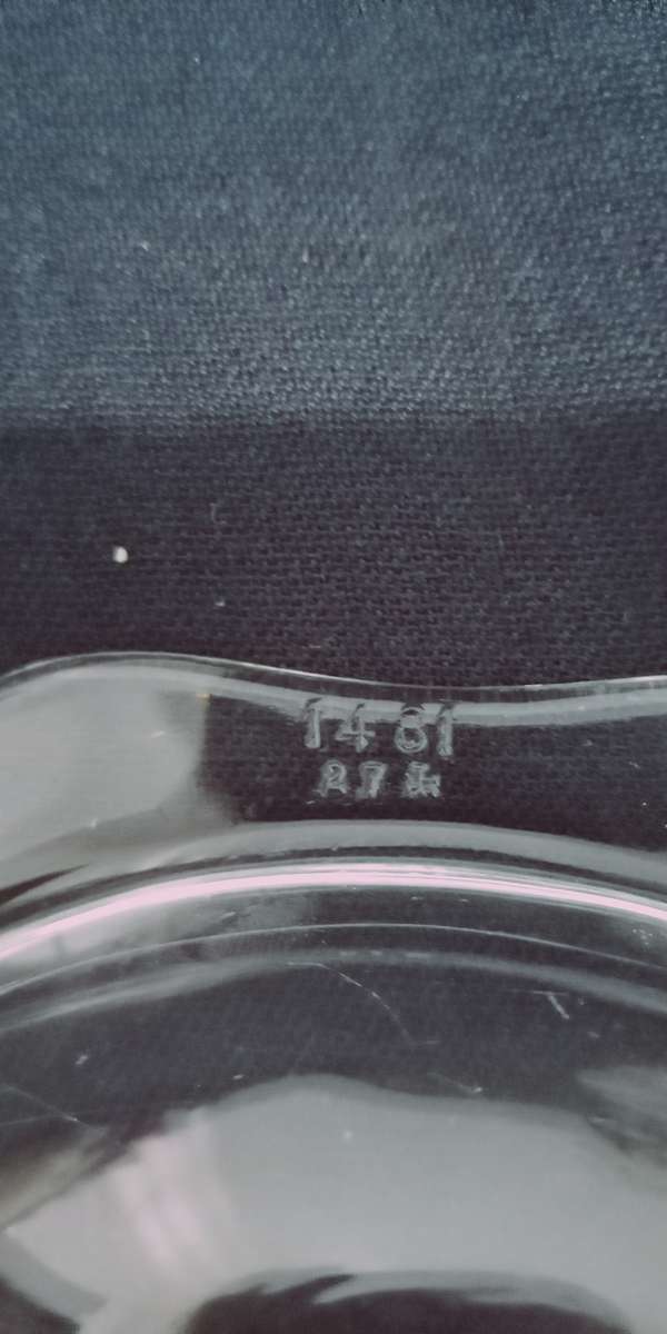 Rare combination Vintage 16 Hole Flower Frog with Glass Bowl. Bowl made in England Rare item