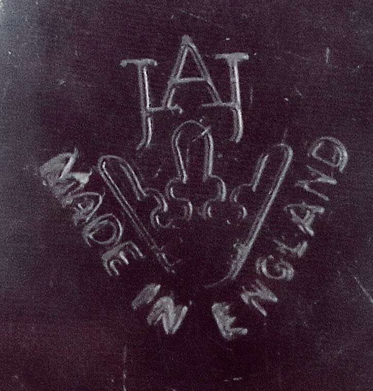 Rare combination Vintage 16 Hole Flower Frog with Glass Bowl. Bowl made in England Rare item