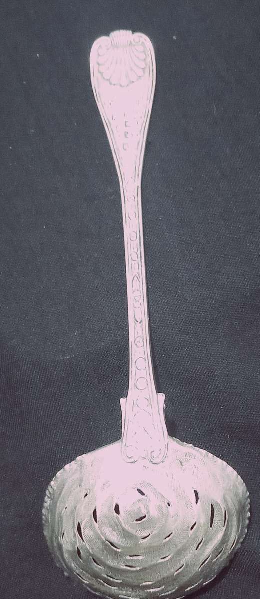 Antique Collectable One of a kind Hand made Design Sterling Silver  Spoon