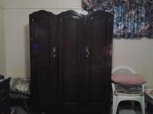 Beautiful 2 x Imbuia Ball & Claw Wardrobe"s.( Woman and Man Wardrobe).