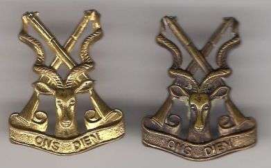 REGIMENT LIMPOPO METAL COLLARS Colin Owen # 1039