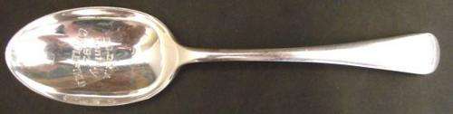 1931 DURBAN CLUB DEFENCE RIFLE ASSOCIATION MONTHLY SPOON SHOOT HALLMARKED SHEFFILED-52.8grams SILVER