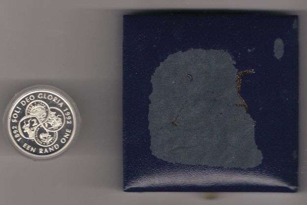 1992 R1 PROOF COINAGE COIN IN SAM BOX