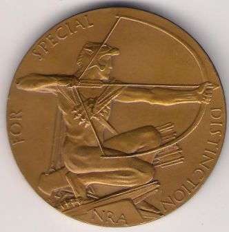 NRA NATAL RIFLE ASSOCIATION FOR SPECIAL DISTINCTION MEDALLION