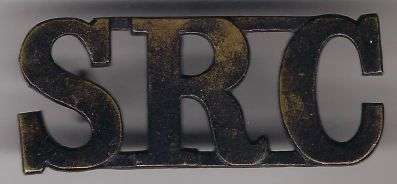 SOUTHERN RHODESIA CADETS BRASS SHOULDER TITLE Colin Owen # 3107