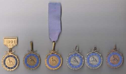 1975 -1991 SOUTH AFRICA NATIONAL RIFLE ASSOCIATION SANRA MEDALS