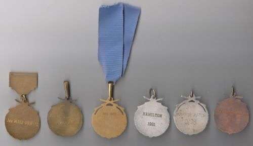 1975 -1991 SOUTH AFRICA NATIONAL RIFLE ASSOCIATION SANRA MEDALS