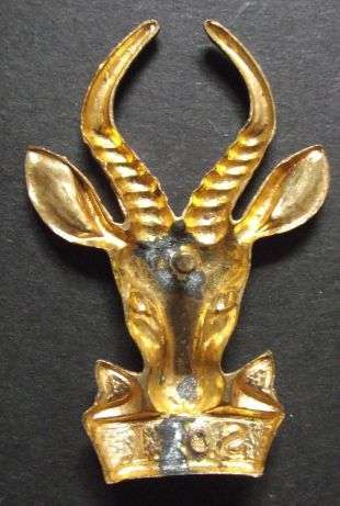 Post 1953 SAI South African Infantry METAL CAP BADGE Colin Owen # 1303