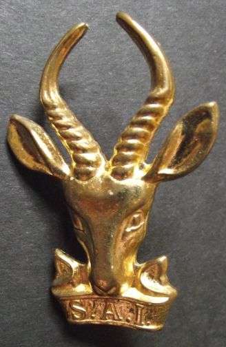 Post 1953 SAI South African Infantry METAL CAP BADGE Colin Owen # 1303