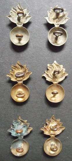 BRITISH ROYAL ENGINEERS COLLAR BADGES x 3 DIFFERENT PAIRS
